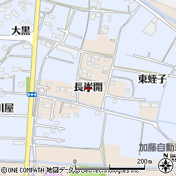 徳島県北島町（板野郡）太郎八須（長岸開）周辺の地図
