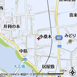 徳島県鳴門市大麻町市場（小桑木）周辺の地図