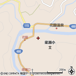 和歌山県伊都郡かつらぎ町花園梁瀬645周辺の地図