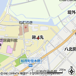 徳島県板野郡松茂町広島鍬ノ先周辺の地図