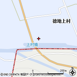 上村橋周辺の地図