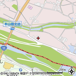 香川県三豊市豊中町本山甲2041周辺の地図