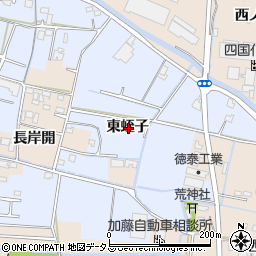 徳島県板野郡北島町北村東蛭子周辺の地図