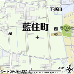 徳島県藍住町（板野郡）富吉（地神）周辺の地図