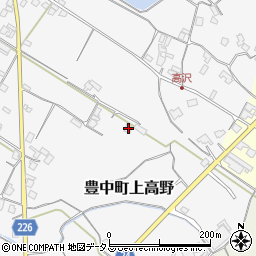 香川県三豊市豊中町上高野299周辺の地図