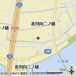 徳島県板野郡松茂町広島北川向二ノ越62周辺の地図