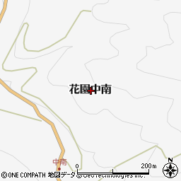 和歌山県伊都郡かつらぎ町花園中南周辺の地図