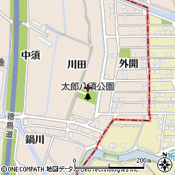 太郎八須公園周辺の地図
