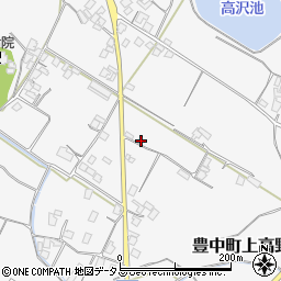 香川県三豊市豊中町上高野705周辺の地図