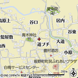 徳島県板野郡板野町那東道ブチ24周辺の地図
