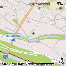 香川県三豊市豊中町本山甲1825周辺の地図