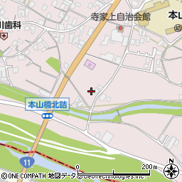 香川県三豊市豊中町本山甲1296周辺の地図