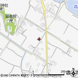 香川県三豊市豊中町上高野727周辺の地図