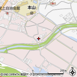 香川県三豊市豊中町本山甲1861周辺の地図
