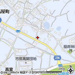 香川県観音寺市高屋町131周辺の地図