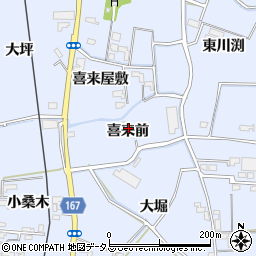 徳島県鳴門市大麻町市場（喜来前）周辺の地図