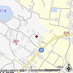 香川県三豊市豊中町上高野447周辺の地図