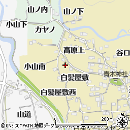 徳島県板野郡板野町那東白髪屋敷周辺の地図