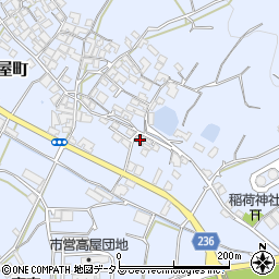 香川県観音寺市高屋町125周辺の地図