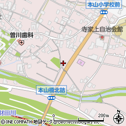 香川県三豊市豊中町本山甲1304周辺の地図