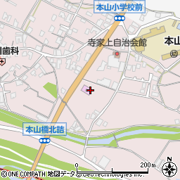香川県三豊市豊中町本山甲1280周辺の地図