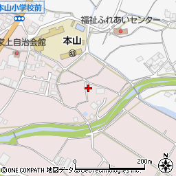 香川県三豊市豊中町本山甲1869周辺の地図
