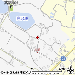 香川県三豊市豊中町上高野426周辺の地図