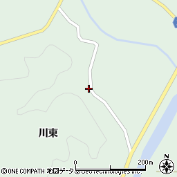 山口県美祢市東厚保町川東1857周辺の地図