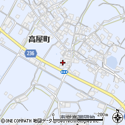 香川県観音寺市高屋町208周辺の地図