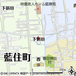 徳島県板野郡藍住町富吉下新田周辺の地図