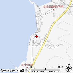 広島県呉市倉橋町釣士田6979-3周辺の地図