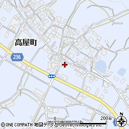 香川県観音寺市高屋町145周辺の地図