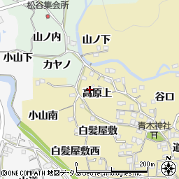 徳島県板野郡板野町那東高原上18周辺の地図