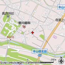 香川県三豊市豊中町本山甲1319周辺の地図