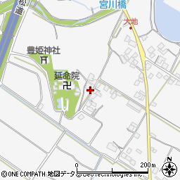 香川県三豊市豊中町上高野746周辺の地図