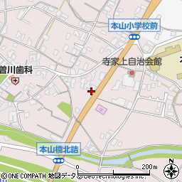 香川県三豊市豊中町本山甲1255周辺の地図