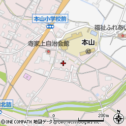 香川県三豊市豊中町本山甲1883周辺の地図