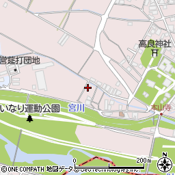香川県三豊市豊中町本山甲1721周辺の地図