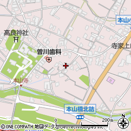 香川県三豊市豊中町本山甲1321周辺の地図