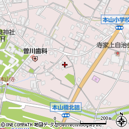 香川県三豊市豊中町本山甲1318周辺の地図
