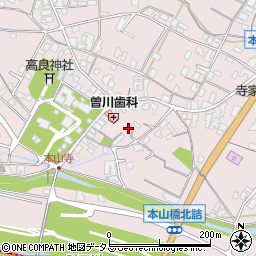 香川県三豊市豊中町本山甲1326周辺の地図