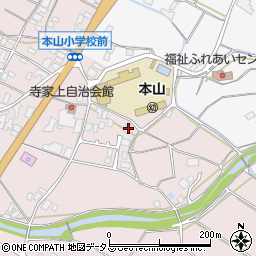 香川県三豊市豊中町本山甲1882周辺の地図