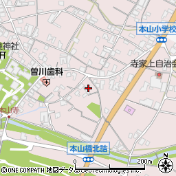香川県三豊市豊中町本山甲1268周辺の地図