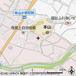 香川県三豊市豊中町本山甲1884周辺の地図