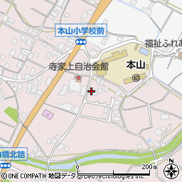 香川県三豊市豊中町本山甲1889周辺の地図