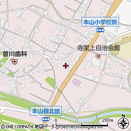 香川県三豊市豊中町本山甲1257周辺の地図