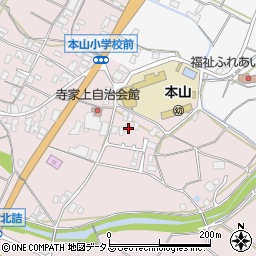 香川県三豊市豊中町本山甲1887周辺の地図