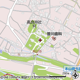 本山寺周辺の地図