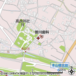 香川県三豊市豊中町本山甲1332周辺の地図
