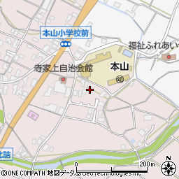 香川県三豊市豊中町本山甲1886周辺の地図